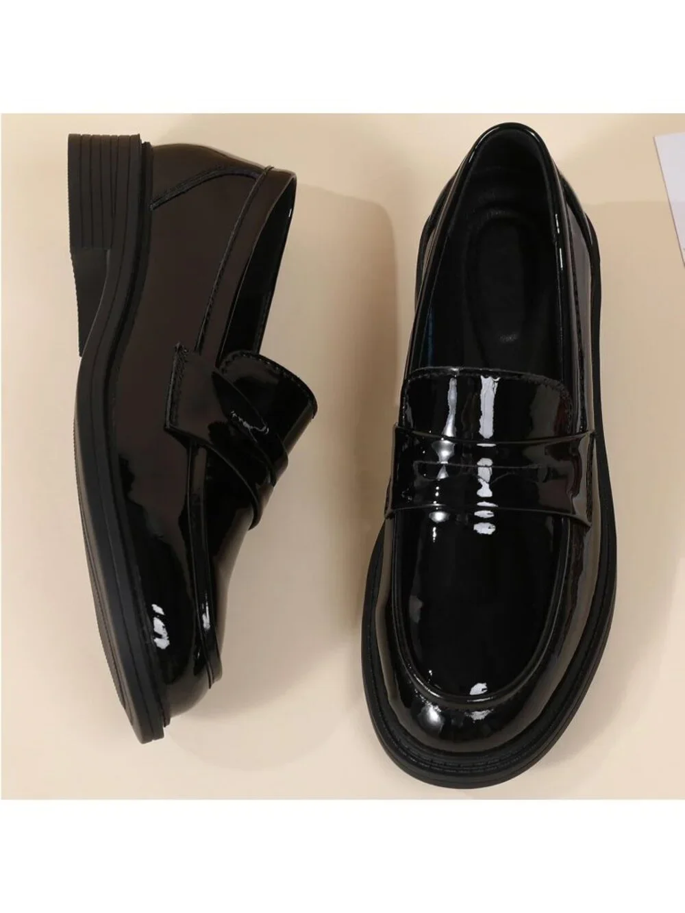 🆕Women's Black Loafers Black Penny Loafer Business Casual Flats Comfortable